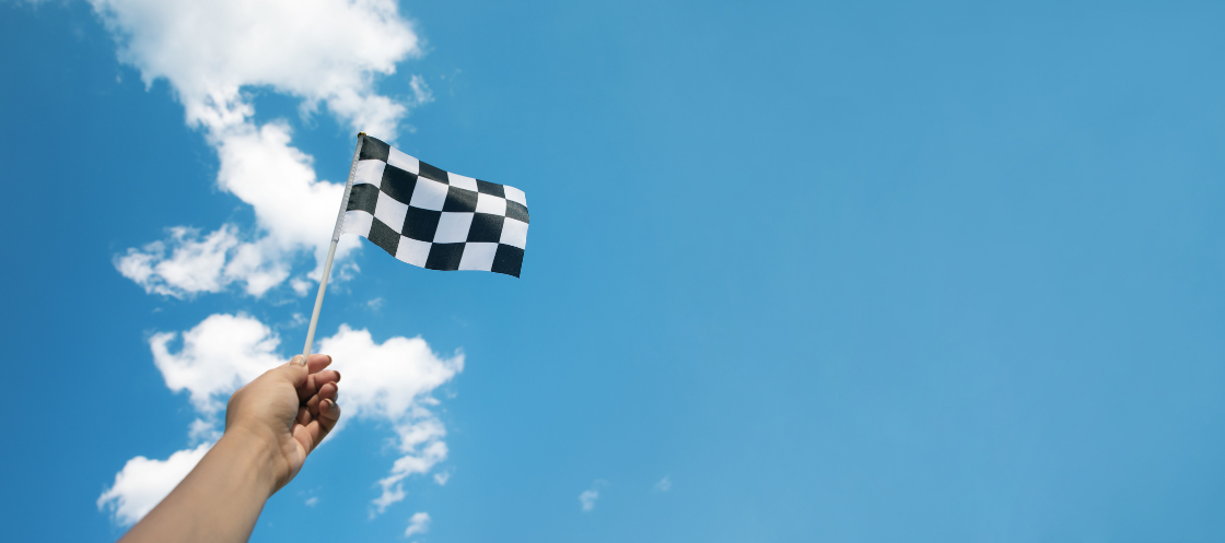 Checkered flag colour