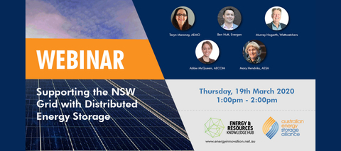 Supporting the NSW Grid with Distributed Energy Storage